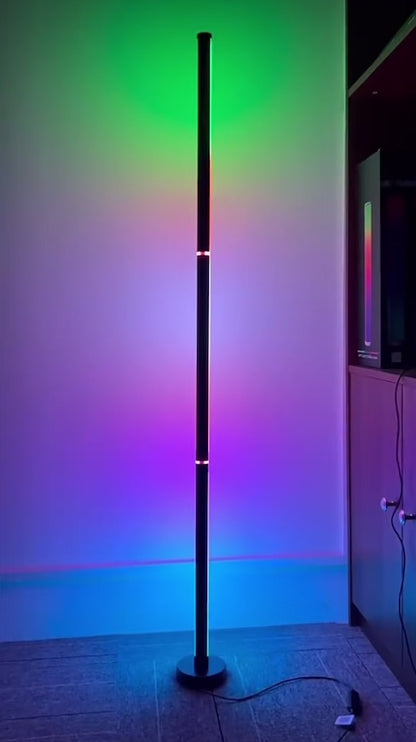 Splicing floor lamp - light follows, brightening a colorful life