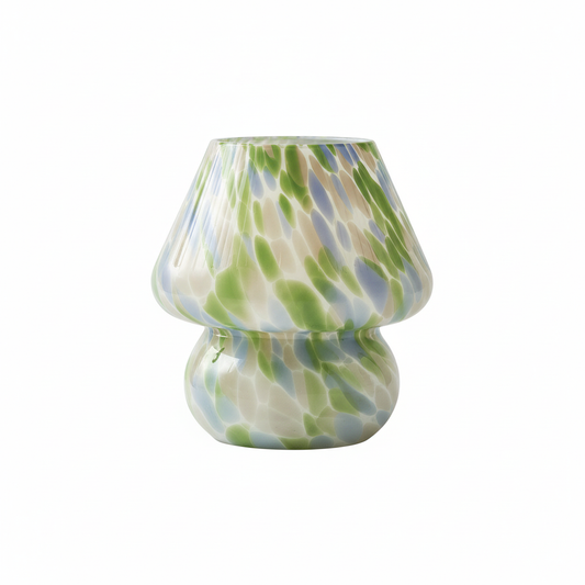 Professional White Background Glass Mushroom Lamp