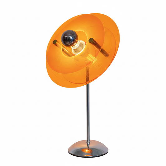 Professional White Background Tilted Disc Lamp