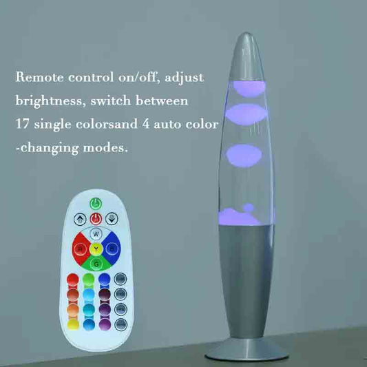 14" RGB Color Changing Lava Lamp with Remote Control | Lumiosa