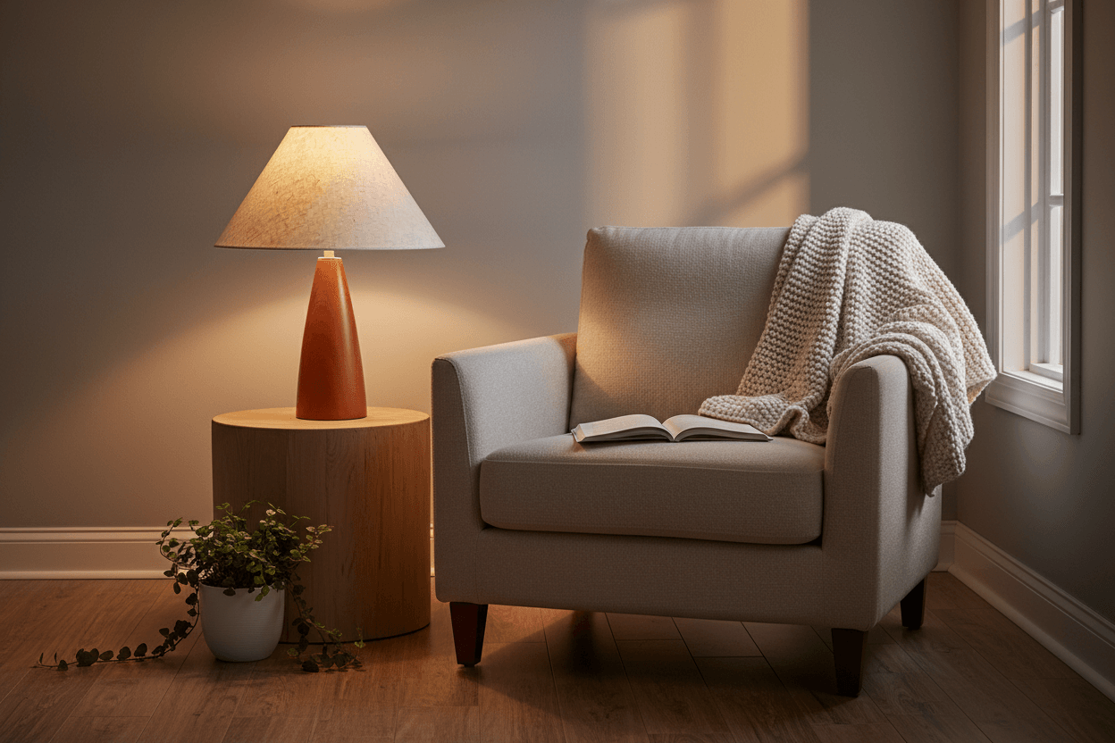 Wood Lamp - Reading Corner